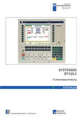 Mannesmann Rexroth Indramat Rexroth SYSTEM200 BTV20.2 Funktionsbeschreibung