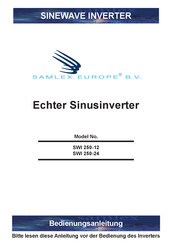 Samlex Europe SWI 250-12 Bedienungsanleitung