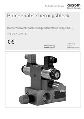 Bosch REXROTH RD25891-B/09.17 DBA-2X Serie Betriebsanleitung