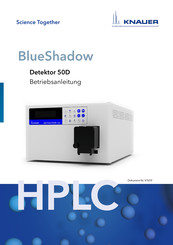 Knauer BlueShadow 50D Betriebsanleitung