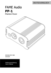 Fame Audio PP-1 Phantom Power Bedienungsanleitung