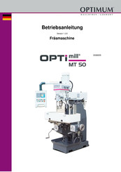 Optimum OPTImill MT 50 Betriebsanleitung