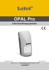 Satel OPAL Pro Bedienungsanleitung