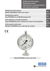 WIKA PG43SA-S Zusatzinformation