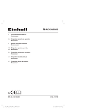 EINHELL 40.108.00 Originalbetriebsanleitung