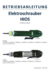 HS-Technik CL-Serie Betriebsanleitung