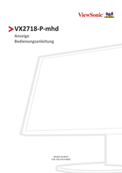 ViewSonic VS18551 Bedienungsanleitung