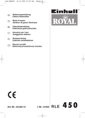 Einhell Royal RLE 450 Bedienungsanleitung