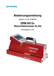 Zehntner ZRM 6013+ Bedienungsanleitung