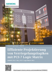 Siemens SIMATIC PCS 7 Anwendungsbeispiele