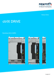 Bosch Rexroth ctrlX DRIVE Versionshinweise