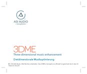 ASI Audio 3DME Bedienungsanleitung