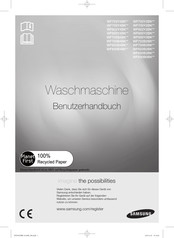 Samsung WF702Y2BK Serie Benutzerhandbuch