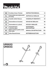 Makita UR002G Betriebsanleitung
