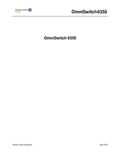 Alcatel-Lucent OmniSwitch OS6350-10 Handbuch