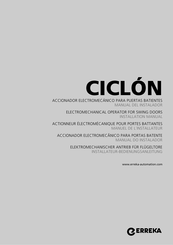 Erreka CICLON Installateur-Bedienungsanleitung