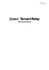 IDEC SmartRelay FL1F Betriebsanleitung