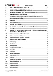 VARO Powerplus POWEG4500 Handbuch