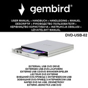 Gembird DVD-USB-02 Handbuch