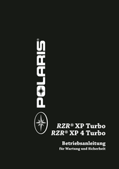 Polaris RZR XP 4 Turbo Betriebsanleitung Für Wartung Und Sicherheit