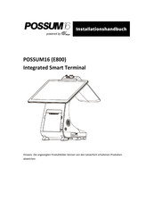 PAX POSSUM16 E800 Installationshandbuch