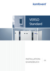 Komfovent Pichler VERSO Standard CF 1500 F Installationshandbuch