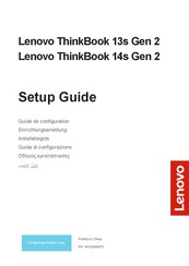Lenovo ThinkBook 13s Einrichtungsanleitung