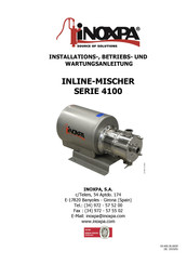iNOXPA ME-4100 Serie Installations-, Betriebs- Und Wartungsanleitung