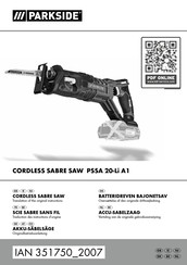 Parkside PSSA 20-Li A1 Originalbetriebsanleitung
