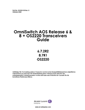 Alcatel-Lucent OmniSwitch AOS 8 Handbuch