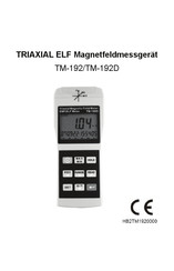Tenmars TRIAXIAL ELF TM-192D Handbuch