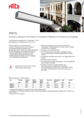 Frico PAECS10 Installation