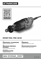 Parkside PFBS 160 B2 Originalbetriebsanleitung