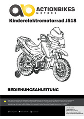 Actionbikes J518 Bedienungsanleitung