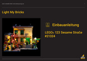 LEGO Light My Bricks 123 Sesame Straße Einbauanleitung