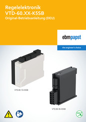 ebm-papst VTD-60.13-K5SB Originalbetriebsanleitung