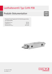 HAWE Hydraulik CLHV 5 V-3 PS-14 Serie Produktdokumentation