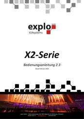 Explo X2-Serie Bedienungsanleitung