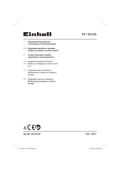 Einhell TS 115/125 Originalbetriebsanleitung