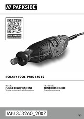 Parkside PFBS 160 B2 Originalbetriebsanleitung