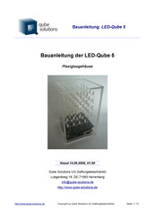 Qube Solutions LED-Qube 5 Bauanleitung