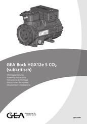 GEA Bock HGX12e/30-4 S CO2 Montageanleitung