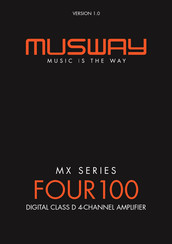 Musway FOUR100 Installation
