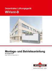 WILDEBOER WiVent-B Montage- Und Betriebsanleitung
