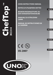 Unox ChefTop XC314 Bedienungsanleitung