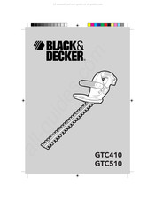 Black&Decker GTC510 Bedienungsanleitung