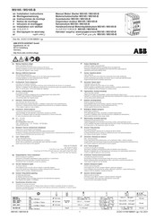 ABB MS165 Montageanweisung