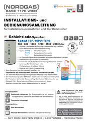 nordgas TSPU 2000 Installations- Und Bedienungsanleitung