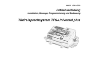 TFS Universal plus Betriebsanleitung