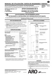 Ingersoll-Rand ARO AF0412S Serie Bedienerhandbuch, Vertriebsinformationen Und Technische Daten